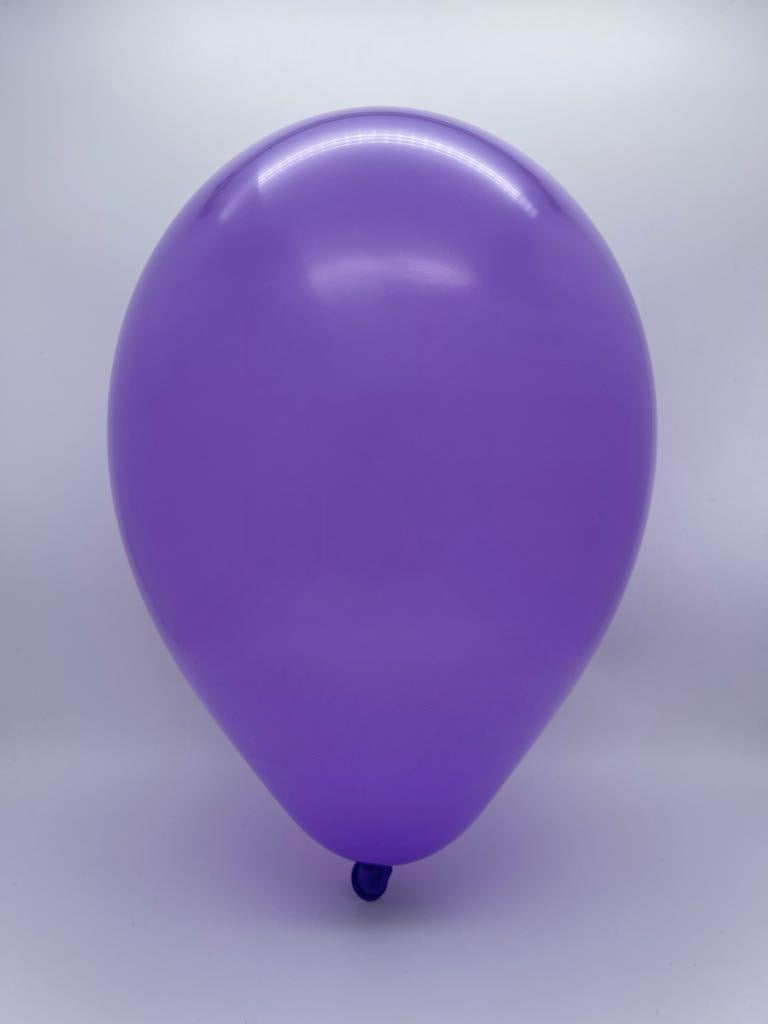 Inflated Balloon Image 12" Gemar Latex Balloons (Bag of 50) Standard Lavender