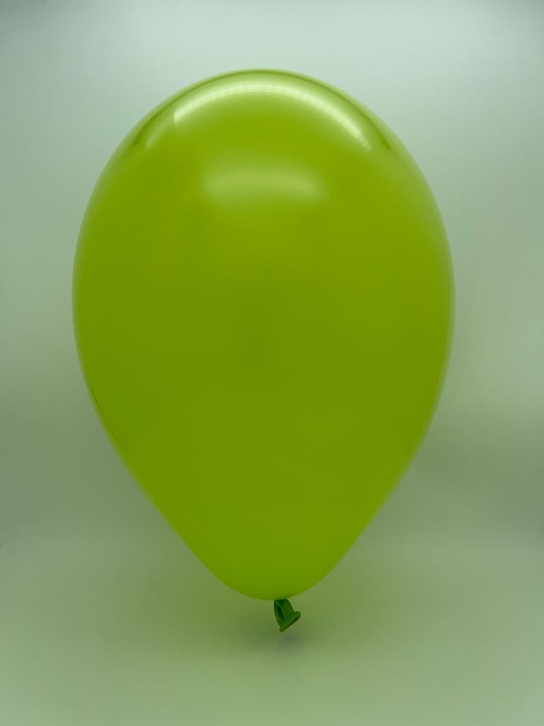 Inflated Balloon Image 5" Gemar Latex Balloons (Bag of 100) Standard Light Green