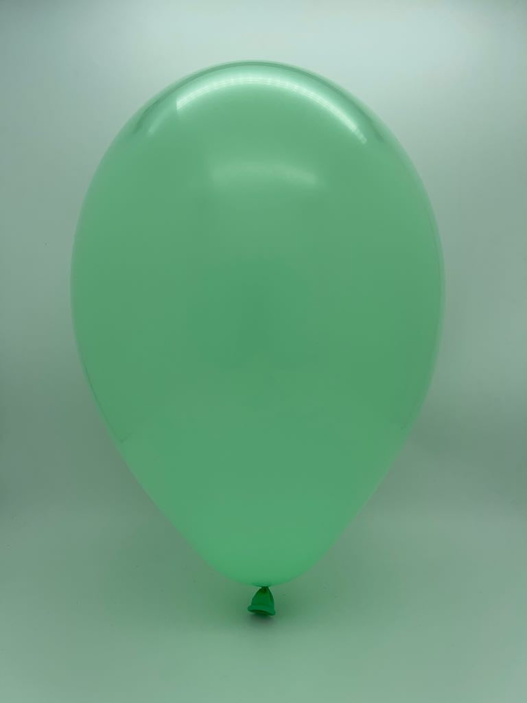 Inflated Balloon Image 5" Gemar Latex Balloons (Bag of 100) Standard Mint Green