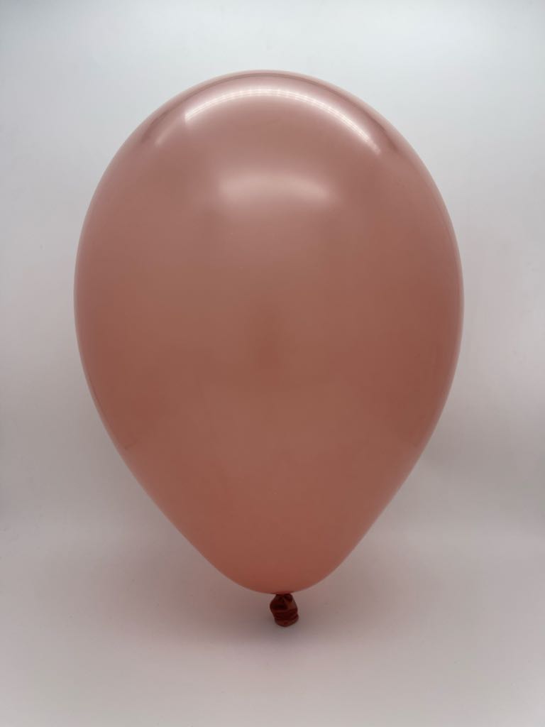 Inflated Balloon Image 5" Gemar Latex Balloons (Bag of 100) Standard Misty Rose