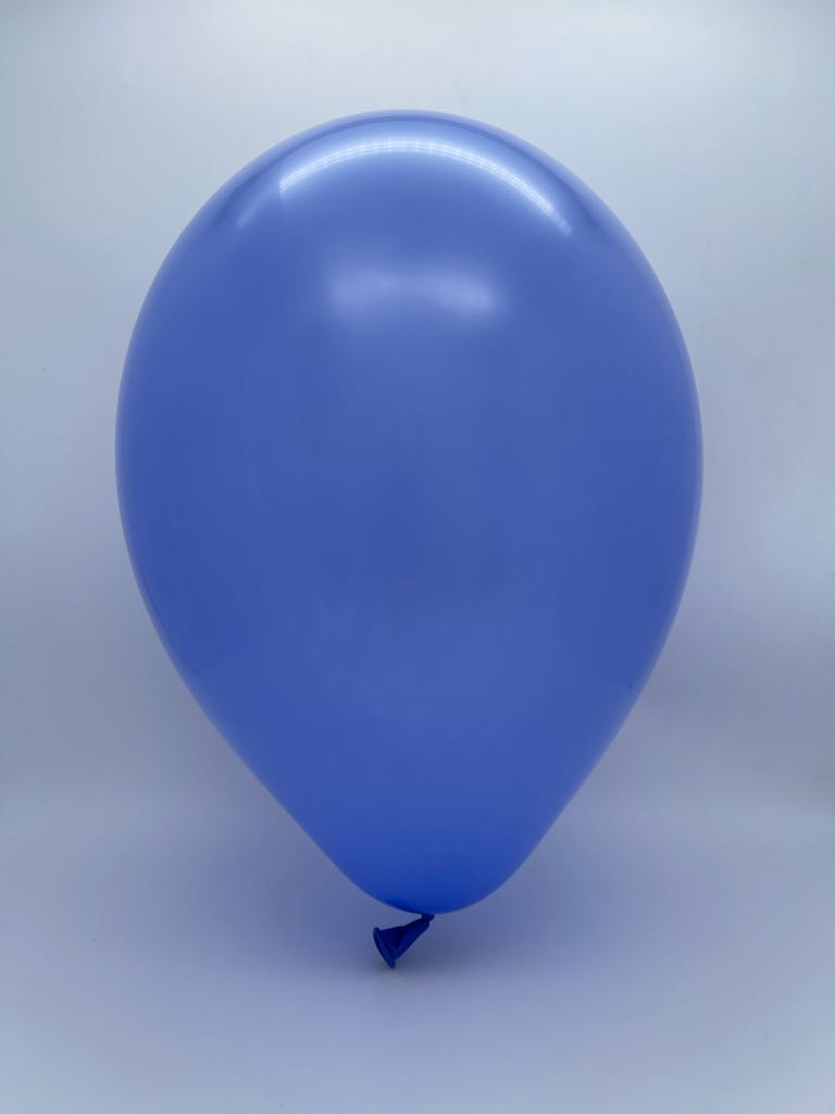 Inflated Balloon Image 5" Gemar Latex Balloons (Bag of 100) Standard Periwinkle