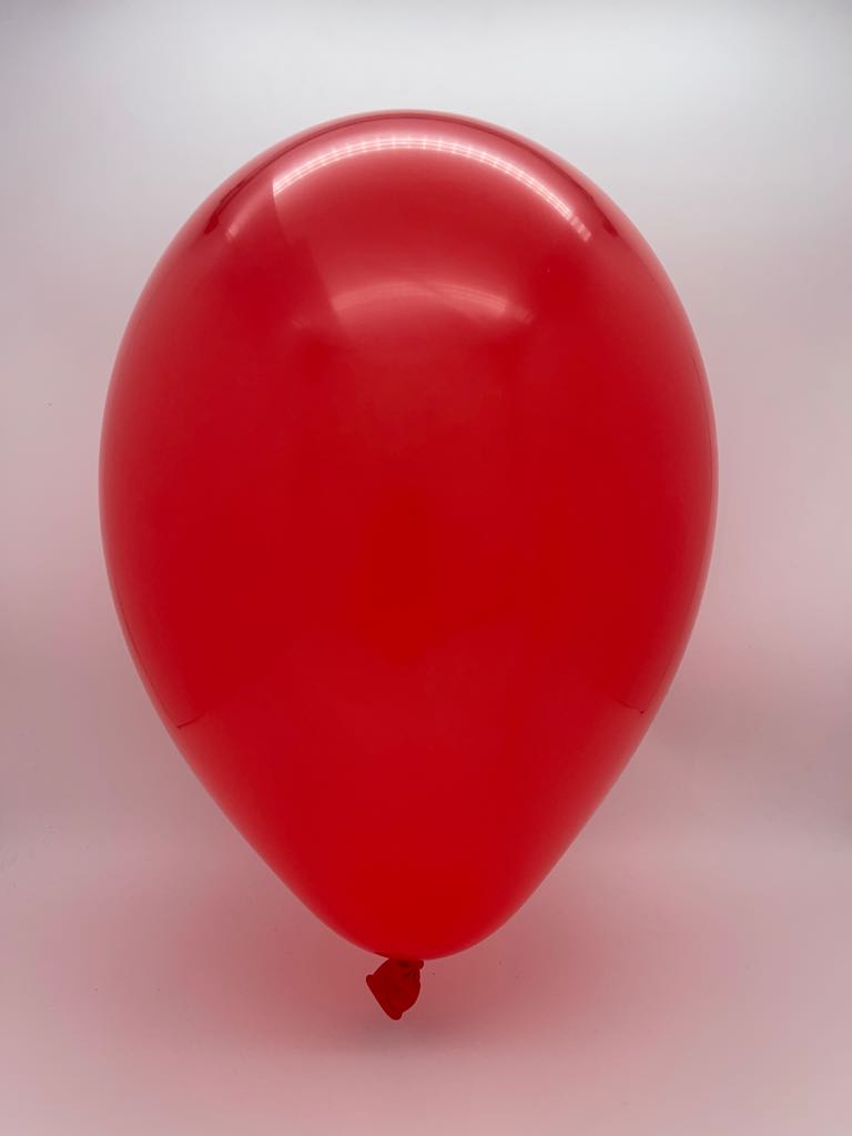 Inflated Balloon Image 160G Gemar Latex Balloons (Bag of 50) Modelling/Twisting Red
