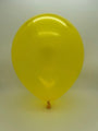 Inflated Balloon Image 12" Kalisan Latex Balloons Crystal Yellow (50 Per Bag)