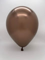 Inflated Balloon Image 5" Kalisan Latex Balloons Mirror Chocolate (50 Per Bag)
