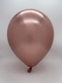 Inflated Balloon Image 260K Kalisan Twisting Latex Balloons Mirror Rose Gold (50 Per Bag)