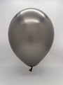 Inflated Balloon Image 12" Kalisan Latex Balloons Mirror Space Grey (50 Per Bag)