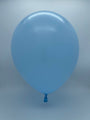 Inflated Balloon Image 5" Kalisan Latex Balloons Pastel Matte Macaroon Blue (50 Per Bag)