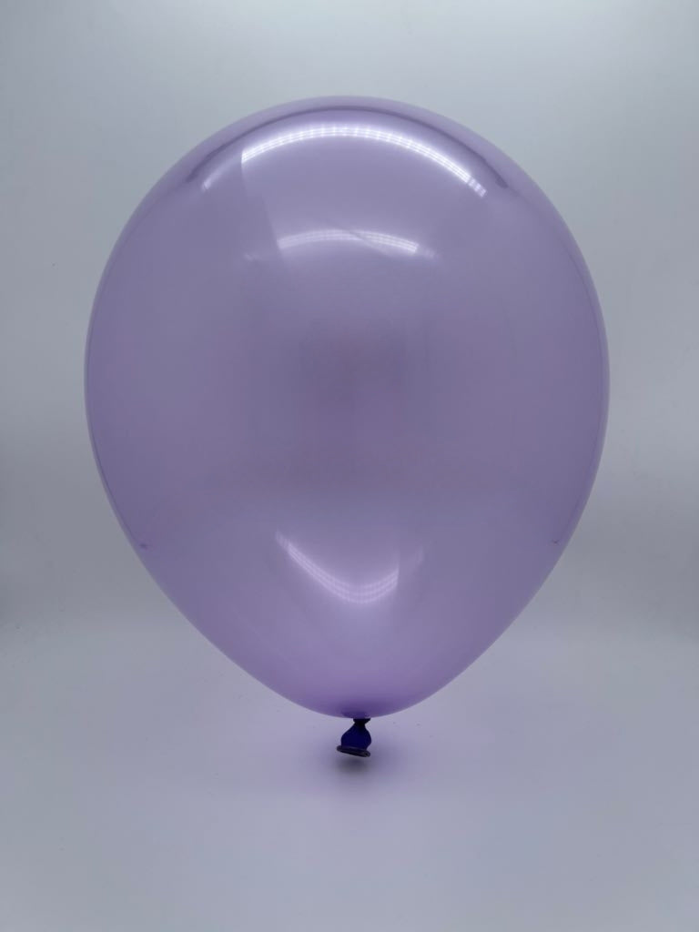 Inflated Balloon Image 36" Kalisan Latex Balloons Pure Crystal Pastel Violet (2 Per Bag)