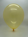 Inflated Balloon Image 24" Kalisan Latex Balloons Pure Crystal Pastel Yellow (5 Per Bag)