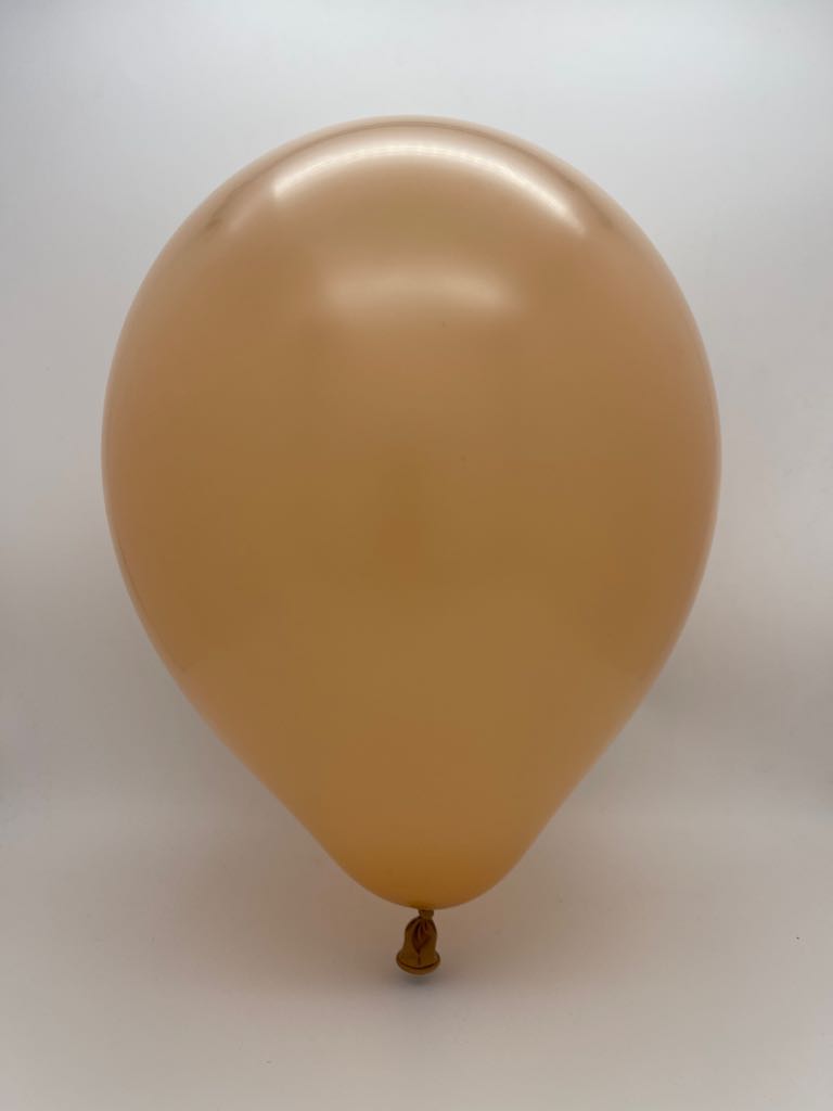 Inflated Balloon Image 24" Kalisan Latex Balloons Retro Desert Sand (5 Per Bag)