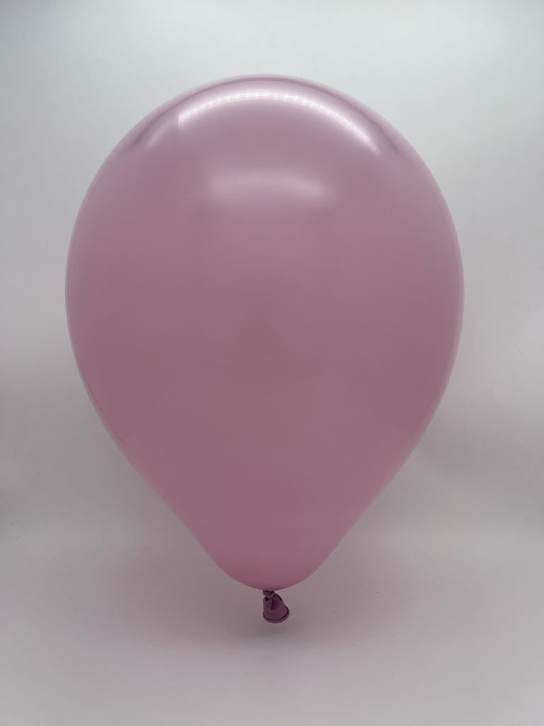 Inflated Balloon Image 12" Kalisan Latex Balloons Retro Dusty Rose (50 Per Bag)