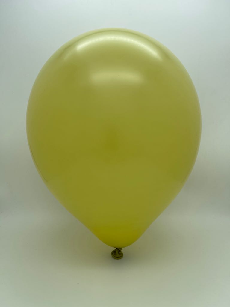 Inflated Balloon Image 24" Kalisan Latex Balloons Retro Olive (5 Per Bag)