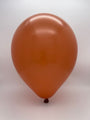 Inflated Balloon Image 5" Kalisan Latex Balloons Retro Rust Orange (50 Per Bag)
