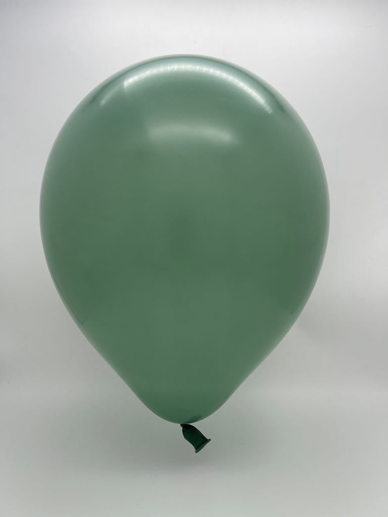 Inflated Balloon Image 5" Kalisan Latex Balloons Retro Sage (50 Per Bag)
