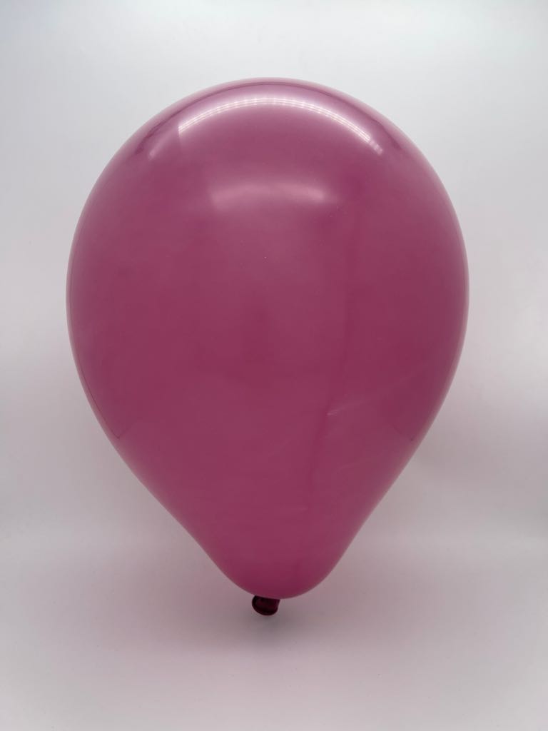Inflated Balloon Image 18" Kalisan Latex Balloons Retro Wild Berry (25 Per Bag)