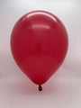 Inflated Balloon Image 12" Kalisan Latex Balloons Standard Deep Red (50 Per Bag)