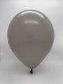Inflated Balloon Image 36" Kalisan Latex Balloons Standard Grey (2 Per Bag)