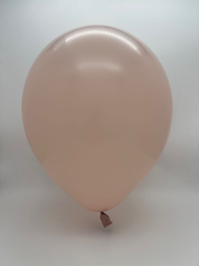 Inflated Balloon Image 5" Kalisan Latex Balloons Standard Pink Blush (50 Per Bag)