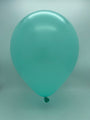 Inflated Balloon Image 5" Kalisan Latex Balloons Standard Sea Green (50 Per Bag)