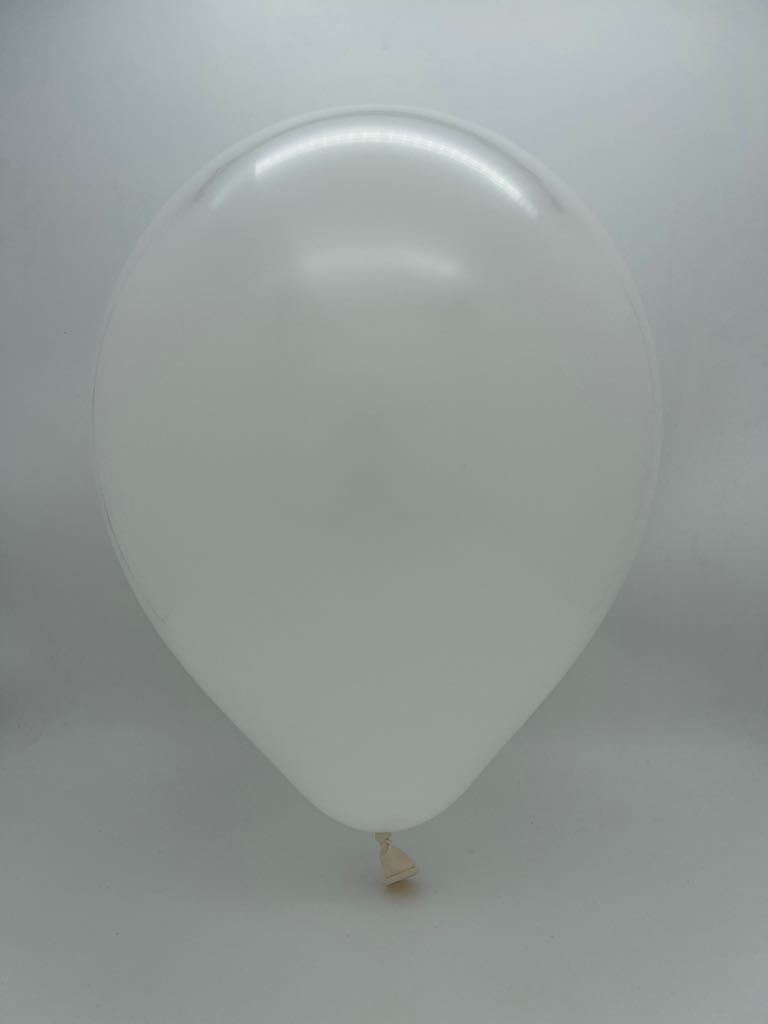 Inflated Balloon Image 260K Kalisan Twisting Latex Balloons Standard White (50 Per Bag)