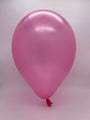Inflated Balloon Image 12" Metallic Dark Pink Decomex Latex Balloons (100 Per Bag)