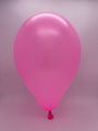 Inflated Balloon Image 9" Metallic Hot Pink Decomex Latex Balloons (100 Per Bag)