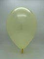 Inflated Balloon Image 12" Metallic Ivory Decomex Latex Balloons (100 Per Bag)