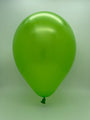 Inflated Balloon Image 11" Metallic Light Green Decomex Linking Latex Balloons (100 Per Bag)