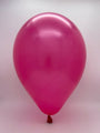 Inflated Balloon Image 6" Metallic Magenta Decomex Linking Latex Balloons (100 Per Bag)