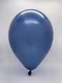Inflated Balloon Image 12" Metallic Midnight Blue Decomex Latex Balloons (100 Per Bag)