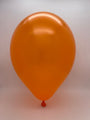 Inflated Balloon Image 6" Metallic Orange Decomex Linking Latex Balloons (100 Per Bag)