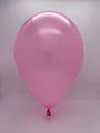 Inflated Balloon Image 9" Metallic Pink Decomex Latex Balloons (100 Per Bag)