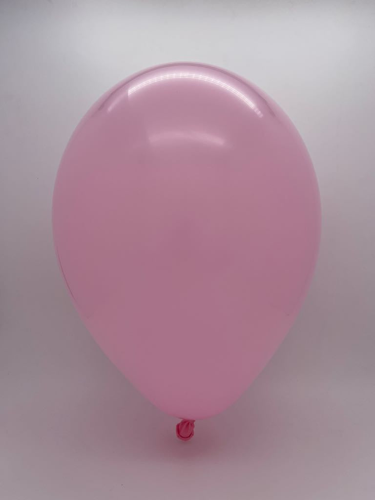 Inflated Balloon Image 11" Pastel Baby Pink Tuftex Latex Balloons (100 Per Bag)