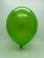 Inflated Balloon Image 11" Pearl Metallic Green Tuftex Latex Balloons (100 Per Bag)