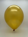 Inflated Balloon Image 11" Pearl Metallic Gold Tuftex Latex Balloons (100 Per Bag)