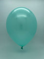 Inflated Balloon Image 5" Pearl Metallic Seafoam Tuftex Latex Balloons (50 Per Bag)