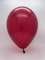 Inflated Balloon Image 11" Qualatex Latex Balloons Cranberry (100 Per Bag)