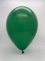 Inflated Balloon Image 16" Qualatex Latex Balloons GREEN (50 Per Bag)