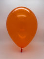 Inflated Balloon Image 11" Qualatex Latex Balloons (25 Per Bag) Jewel Mand Orange
