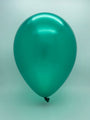 Inflated Balloon Image 5" Qualatex Latex Balloons Pearl EMERALD (100 Per Bag)