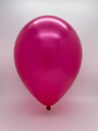 Inflated Balloon Image 5" Qualatex Latex Balloons Pearl MAGENTA (100 Per Bag)