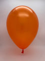 Inflated Balloon Image 11" Qualatex Latex Balloons (25 Per Bag) Pearl Orange Mandarin Jewel