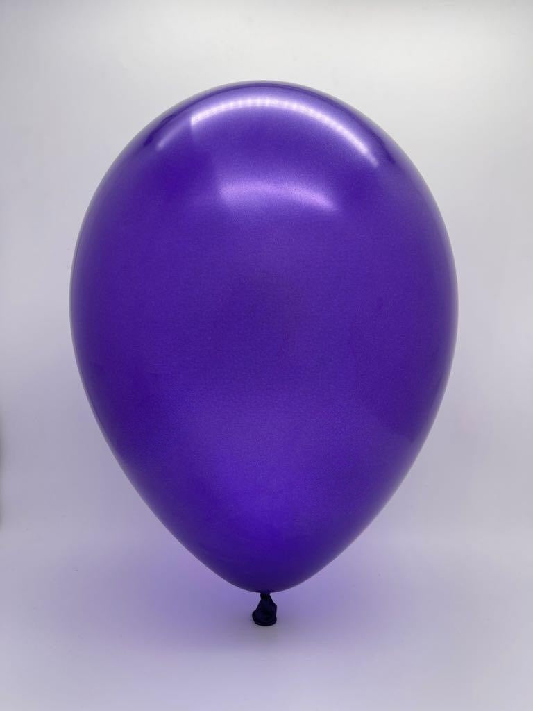 Inflated Balloon Image 11" Qualatex Latex Balloons Pearl Quartz Purple (100 Per Bag)