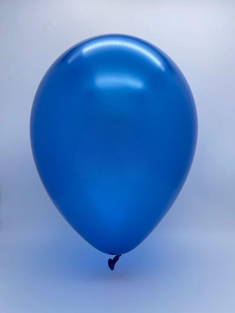 Inflated Balloon Image 11" Qualatex Latex Balloons Pearl SAPPHIRE (100 Per Bag)