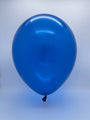 Inflated Balloon Image 5" Qualatex Latex Balloons Sapphire Blue Jewel (100 Per Bag)