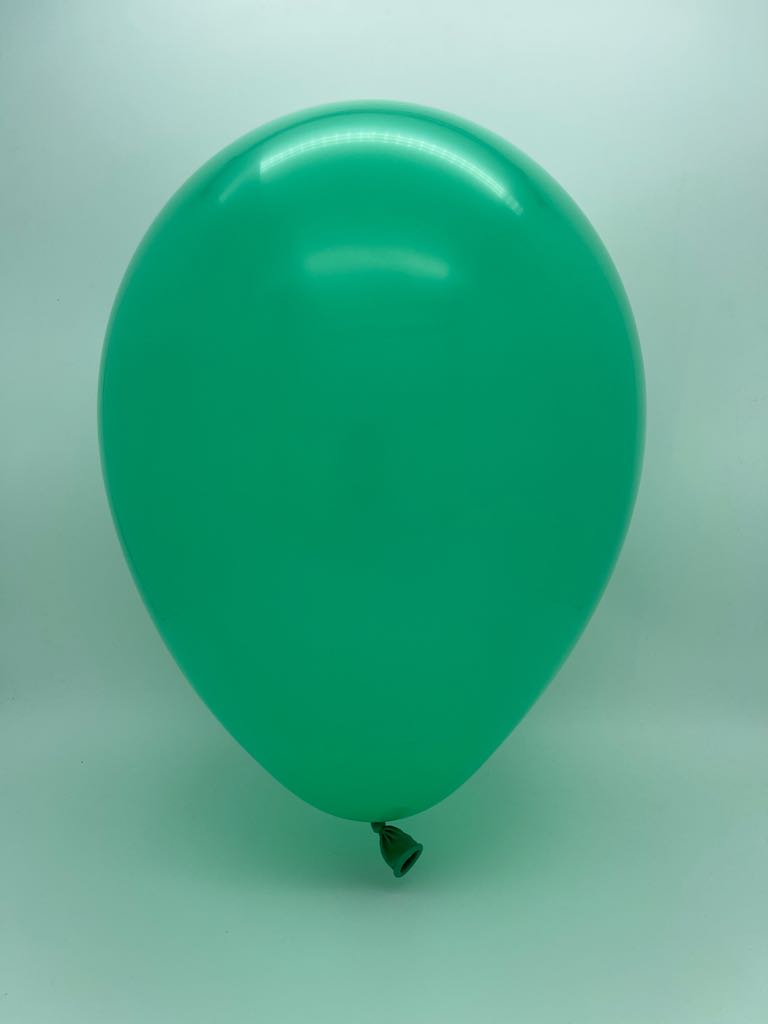 Inflated Balloon Image 5" Qualatex Latex Balloons WINTERGREEN (100 Per Bag)