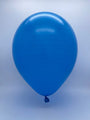 Inflated Balloon Image 7" Standard Blue Decomex Heart Shaped Latex Balloons (100 Per Bag)
