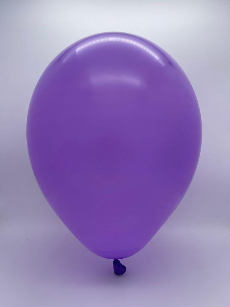 Inflated Balloon Image 36" Standard Lavender Decomex Latex Balloons (5 Per Bag)