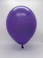 Inflated Balloon Image 6" Standard Purple Decomex Linking Latex Balloons (100 Per Bag)