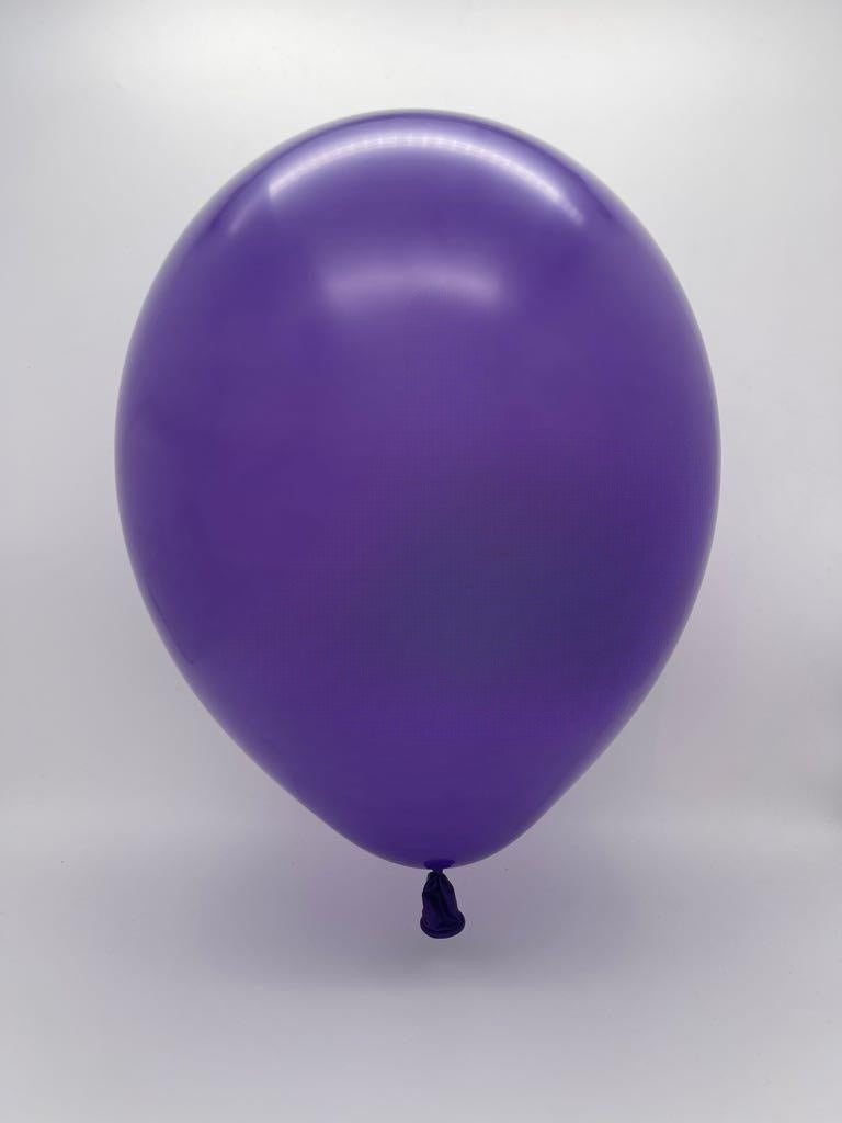 Inflated Balloon Image 18" Standard Purple Decomex Latex Balloons (25 Per Bag)